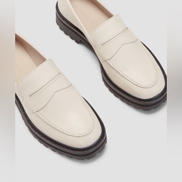 NEW Everlane The Lug Loafer in Parchment - Picture 6 of 8